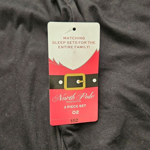 North Pole Joy and Peace PJ Set Size 1X - Picture 7 of 16